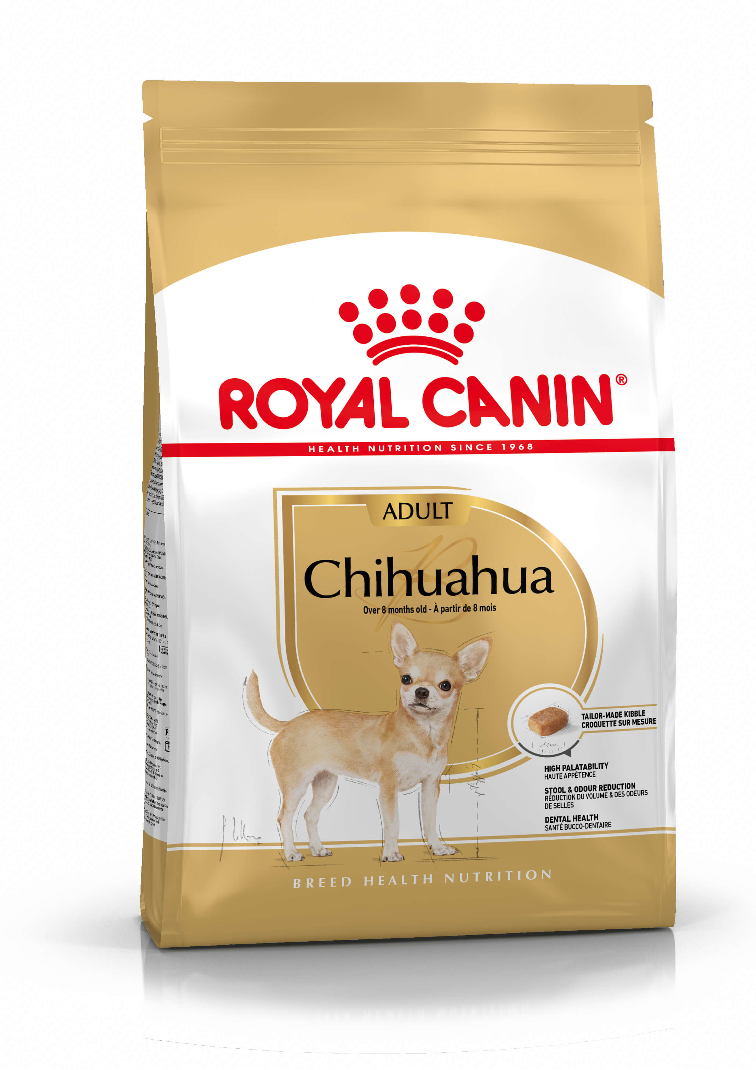 מזון יבש לכלבים בוגרים מגזע צ'יוואווה 1.5 ק"ג | Royal Canin Chihuahua Adult