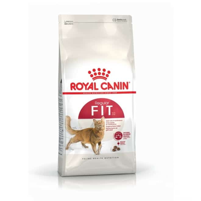 מזון יבש לחתולים בוגרים 2 ק"ג | Royal Canin Fit 32