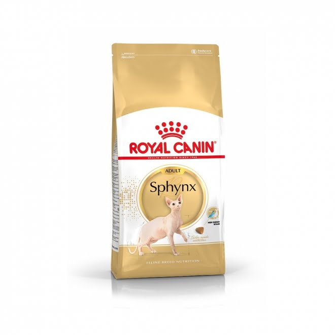 מזון יבש לחתולים בוגרים מגזע ספינקס 2 ק"ג | Royal Canin Sphynx Adult