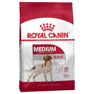 מזון יבש לכלבים בוגרים מגזע בינוני 15 ק"ג | Royal Canin Medium Adult