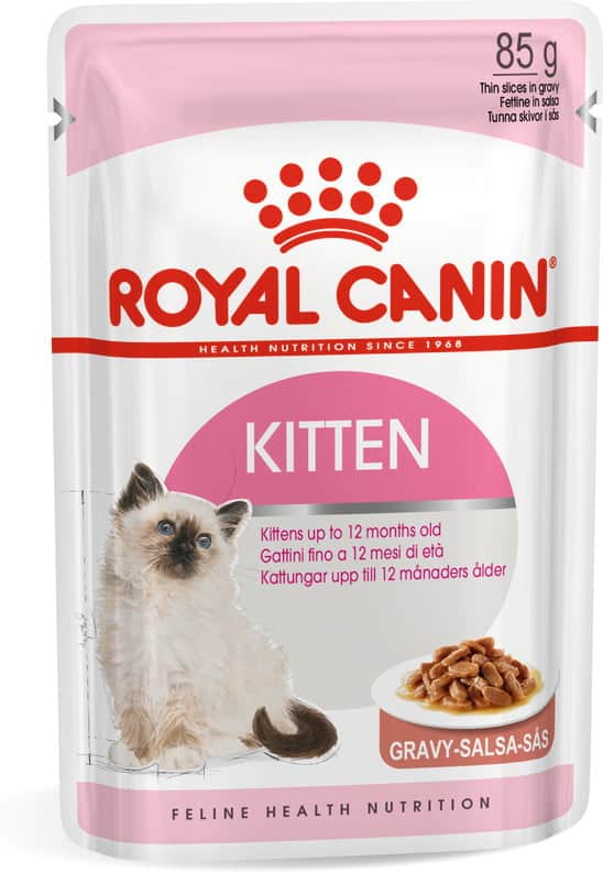 מזון רטוב לגורי חתולים 85 גרם | Royal Canin Kitten Chunks in Gravy