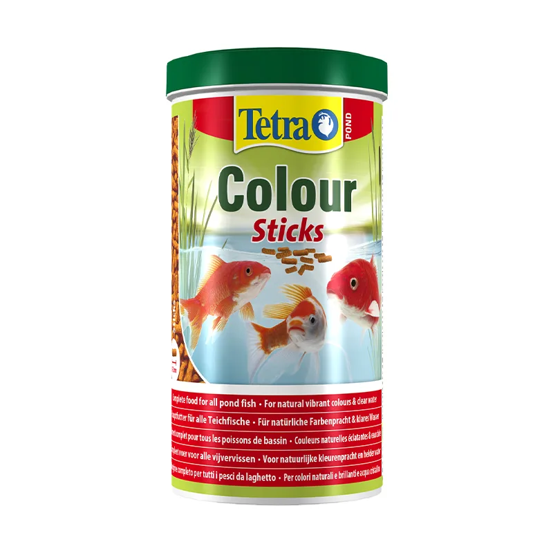 מזון צף לדגי בריכה 1000 מ"ל | Tetra Pond Color Sticks