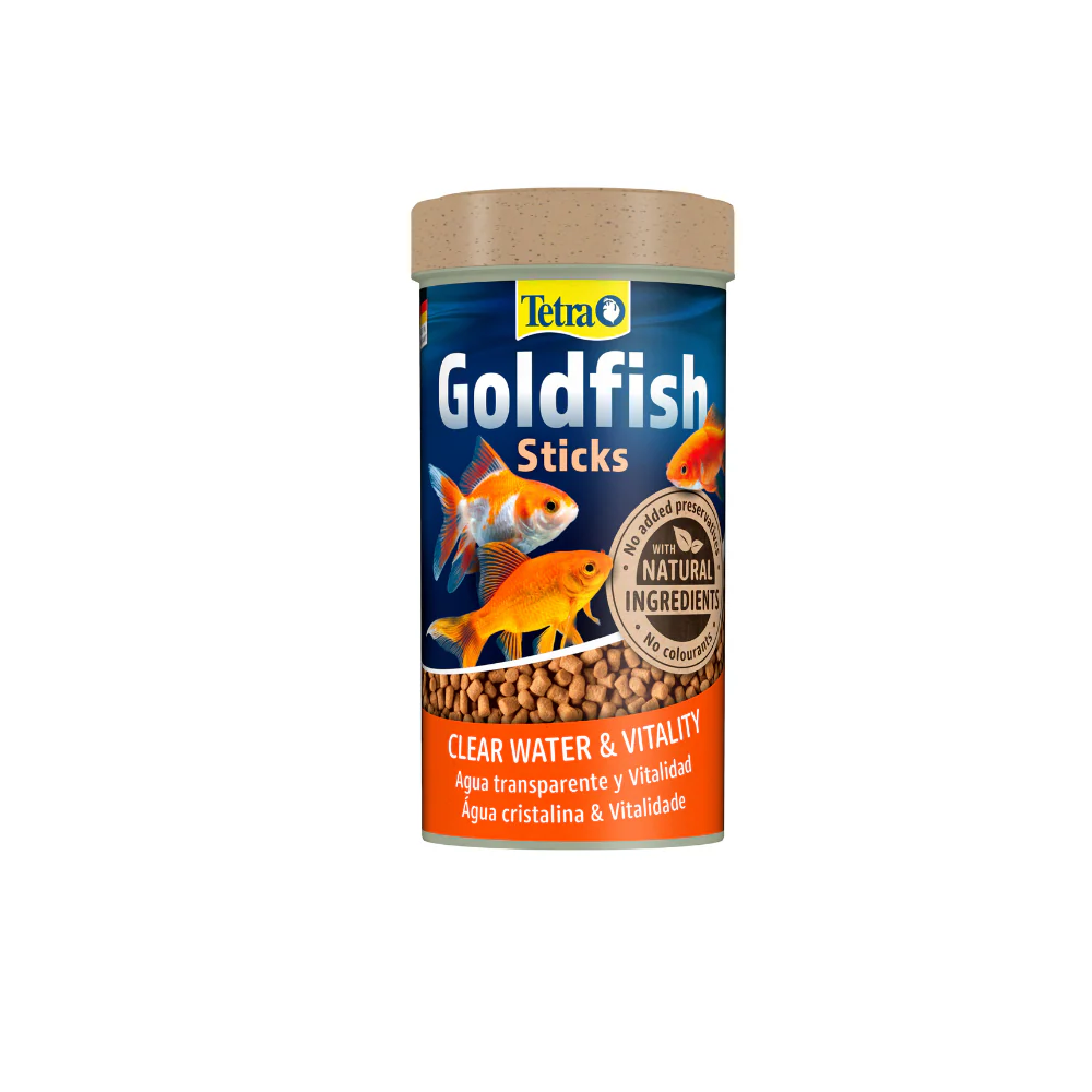 מזון צף לדגי זהב 250 מ"ל | Tetra Goldfish Colour Sticks