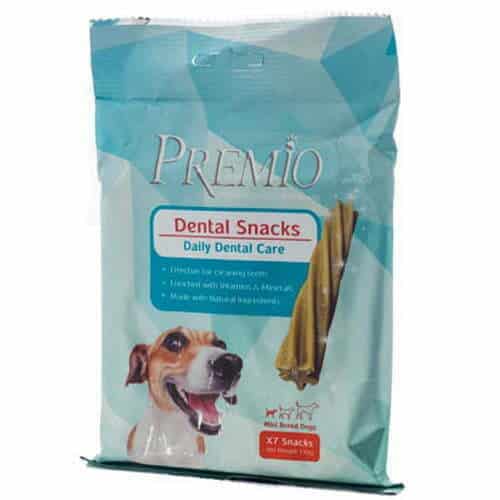 חטיף דנטלי לכלבים קטנים 110 גרם | Premio Dental Snack