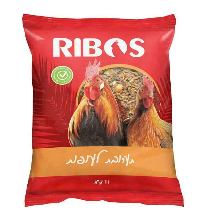 תערובת מזון לעופות 1 ק"ג | Ribos