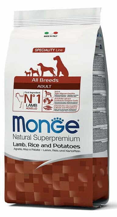 מזון יבש לכלבים בוגרים מגזע קטן 12 ק"ג | Monge Adult Small Breed