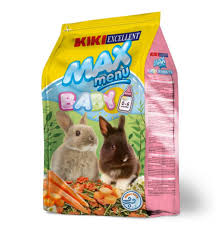 תערובת מזון מלא לגורי ארנבים 1 ק"ג | KIKI Max Menu Baby Rabbits