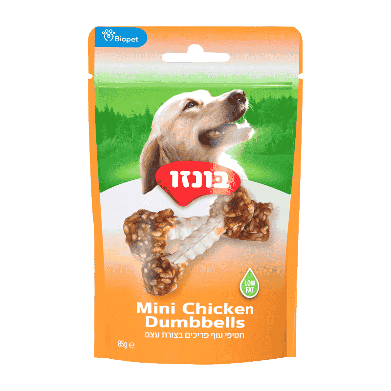 חטיף עוף טבעי לכלבים 1 ק"ג | RIBOS
