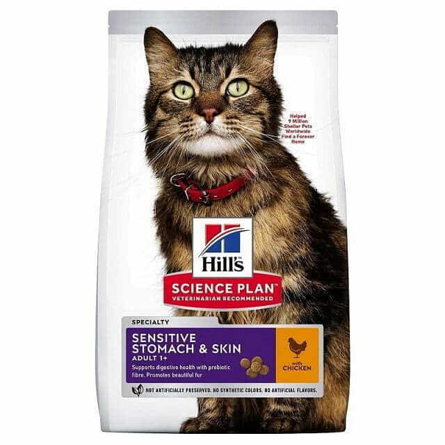 מזון יבש לחתולים בוגרים 1.5 ק"ג | Hill's Science Plan Adult Cat Chicken