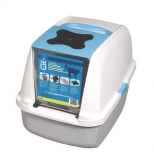 שירותים סגורים לחתולים היי-טק 57x39x46.5 ס"מ | Catit Hooded Cat Litter Pan