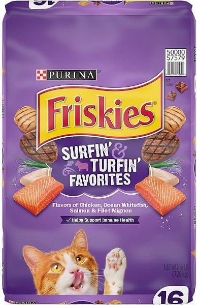 מזון יבש לחתולים בוגרים 7.3 ק"ג | Friskies Adult Cat Food