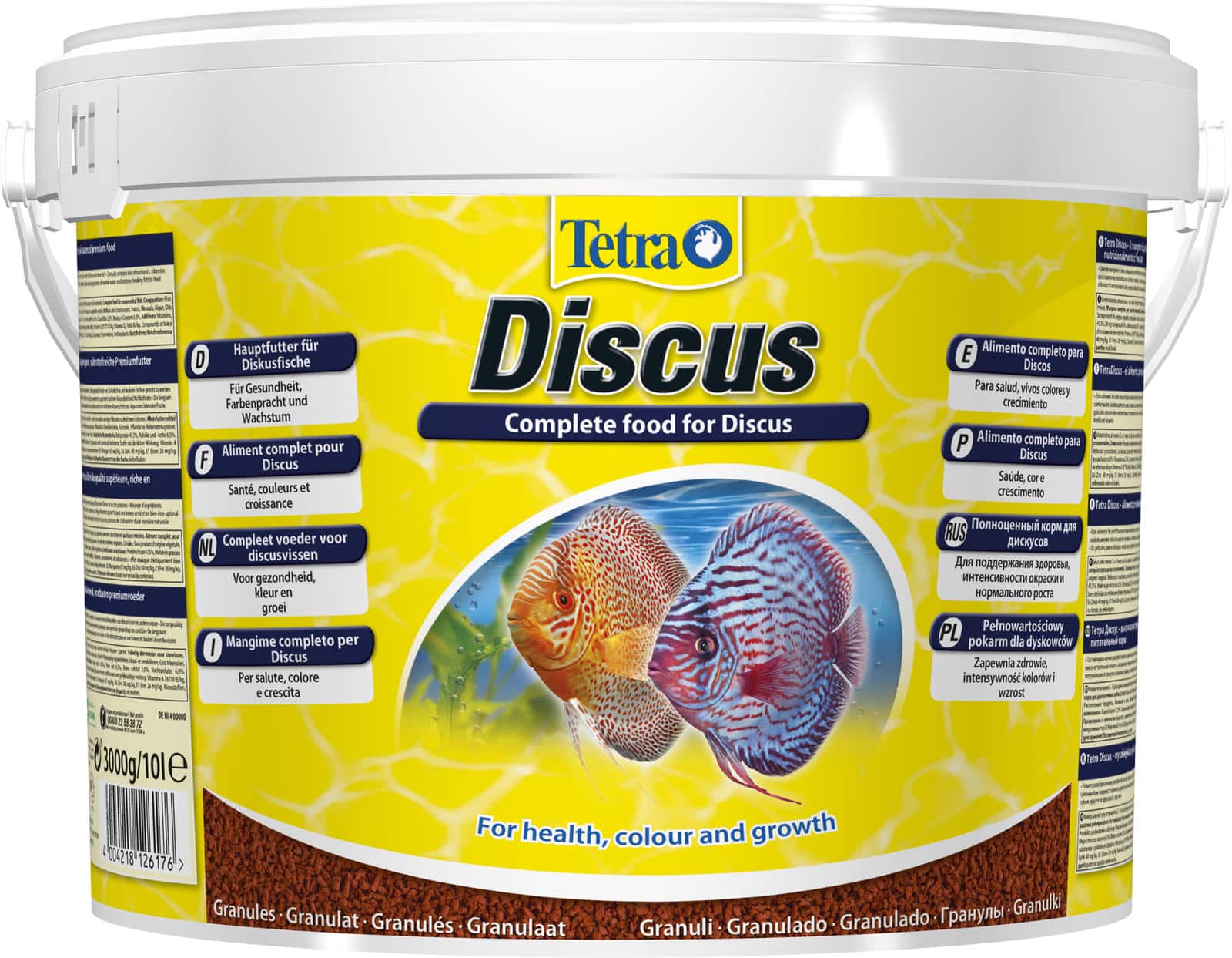 מזון גרגרי לדגי דיסקוס 10 ליטר | Tetra Discus Granules 10L