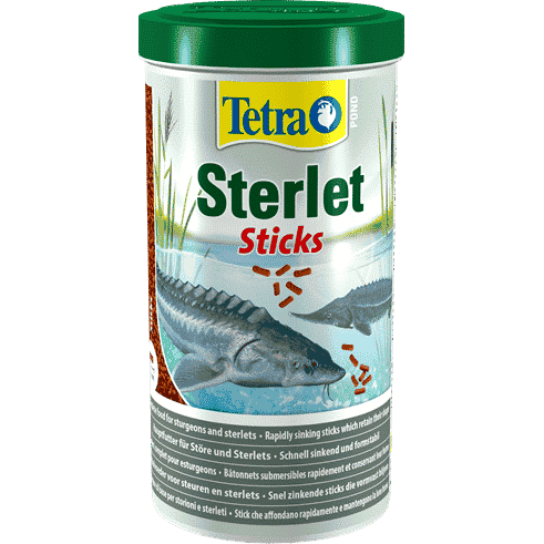 מזון שוקע לדגי קרקע 1 ליטר | Tetra Pond Sterlet Sticks