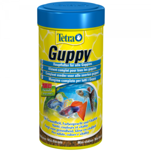 מזון פתיתים לדגי גופי 250 מ"ל | Tetra Guppy Mini Flakes
