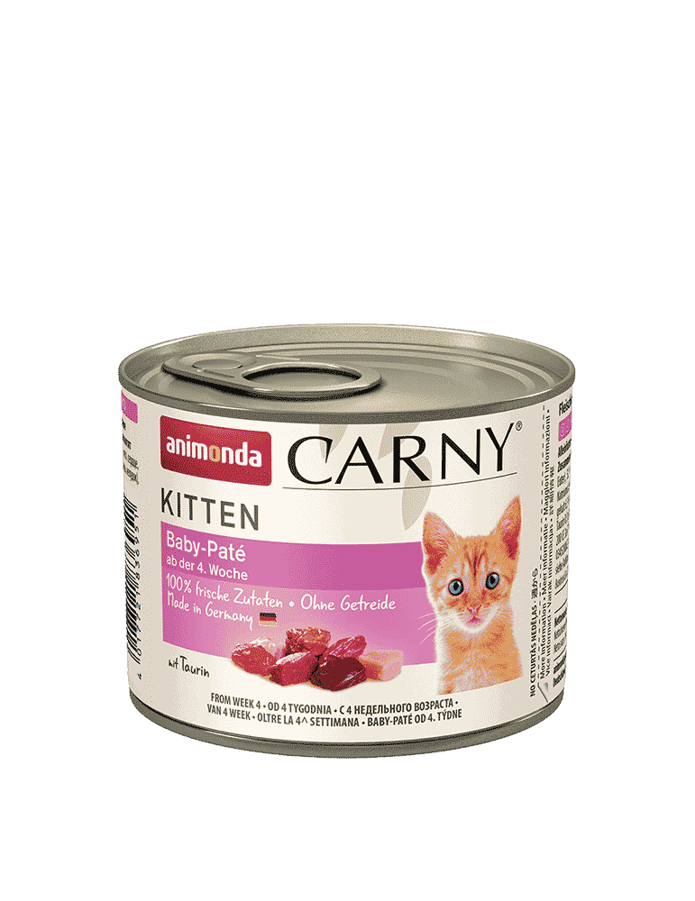 מזון רטוב לחתולים גורים 200 גרם | Animonda Carny Kitten Baby Pate