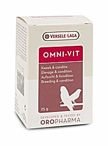 אבקת מולטי ויטמין לציפורים 25 גרם | Versele-Laga Oropharma Omni-Vit