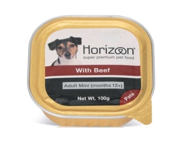 מעדן פטה בקר לכלבים ננסיים 100 גרם | Horizon Mini Beef