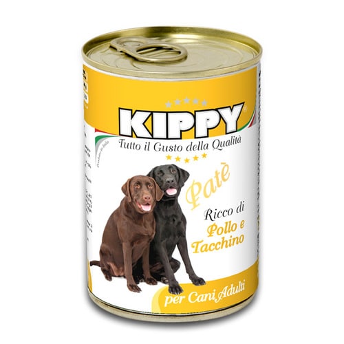 מעדן פטה עוף והודו 400 גרם לכלבים | KIPPY