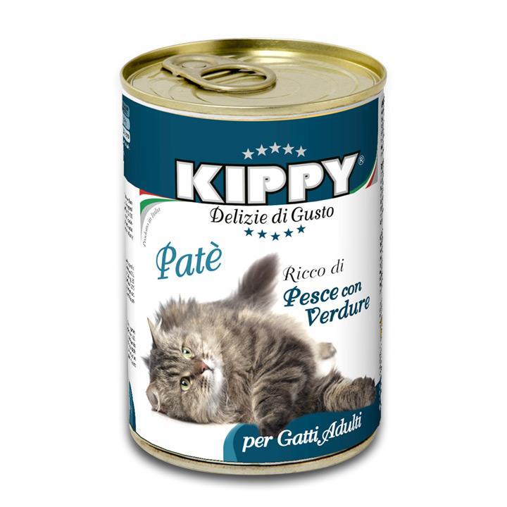 מעדן פטה דגים וירקות לחתול 400 גרם | KIPPY