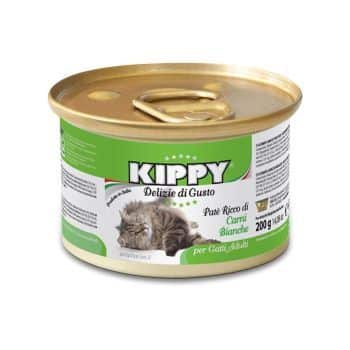 מעדן לחתולים בטעם בשר עוף וארנב 200 גרם | KIPPY