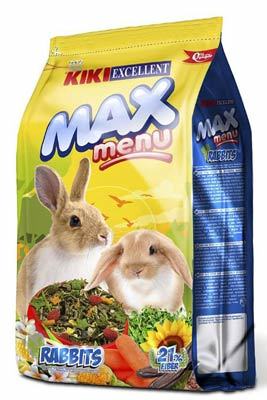 תערובת מזון מלא לארנבים 5 ק"ג | KIKI MAX Menu Rabbits