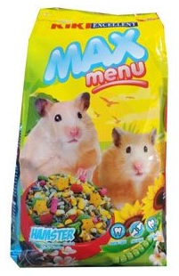 מזון לאוגרים 1 ק"ג | KIKI MAX menu Hamster