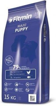מזון יבש לגורי כלבים מגזע גדול 15 ק"ג | FITMIN Super Premium Large Breed Puppy