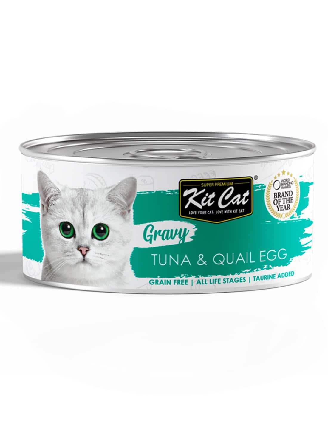 מעדן לחתולים ברוטב טונה וביצי שליו 70 גרם | Kit Cat Gravy Tuna with Quail Eggs