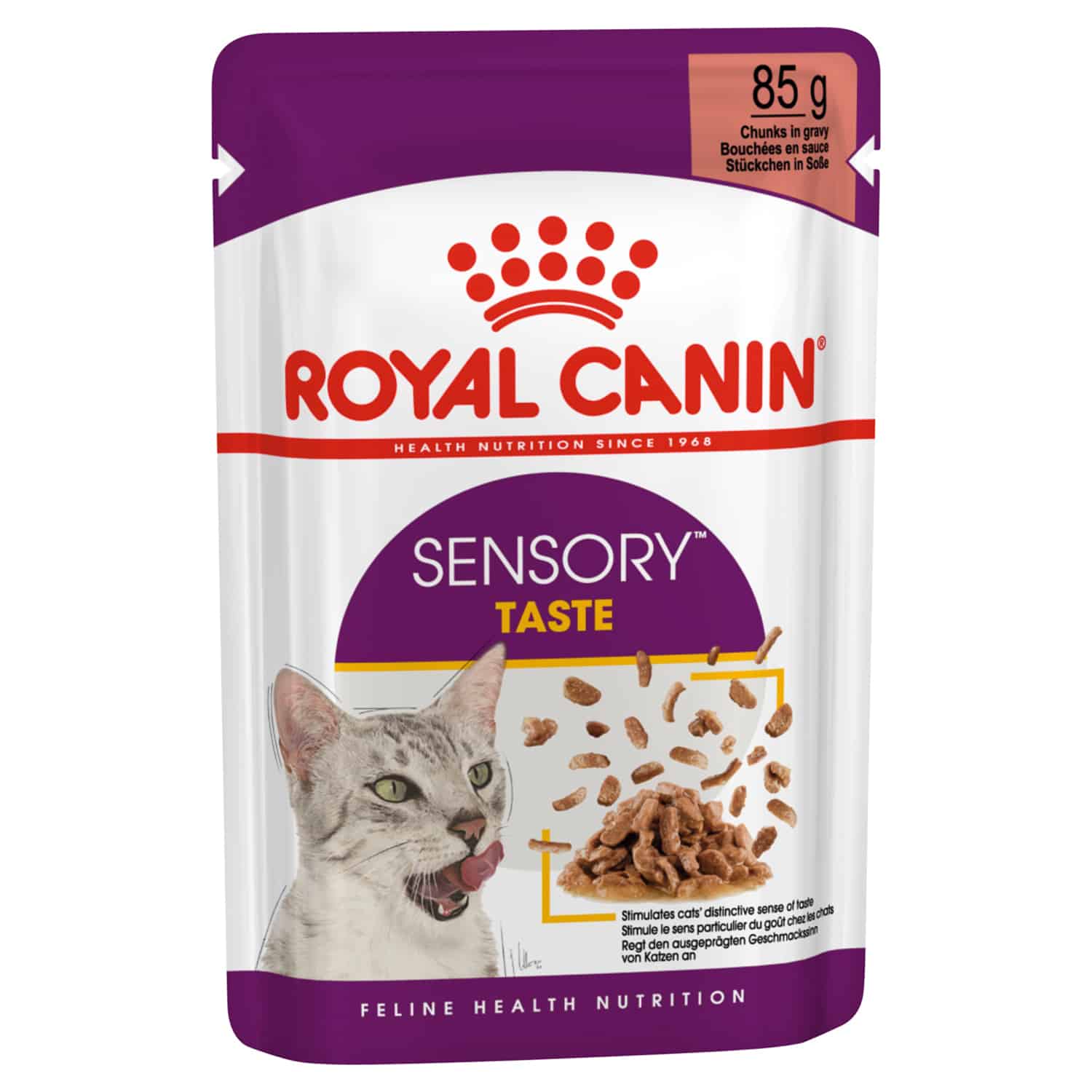 מזון רטוב לחתולים בוגרים 85 גרם | Royal Canin Sensory Taste