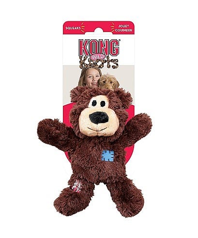 צעצוע חתול דוב עם חבל XS | KONG Wild Knots Brown Bear