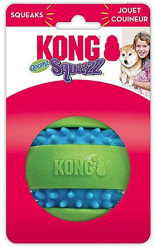 צעצוע לעיסה לכלבים גדולים כדור גומי ירוק L | KONG