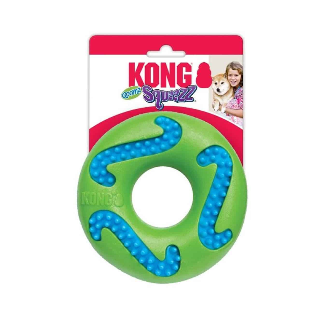 צעצוע גומי טבעת לכלבים בינוניים 13 ס"מ | KONG Ring Dog Toy