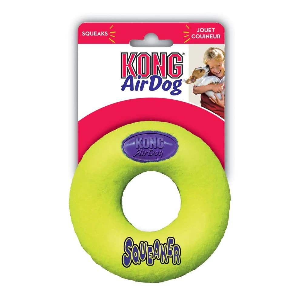 צעצוע גומי מצפצף לכלבים קטנים | KONG Donut S
