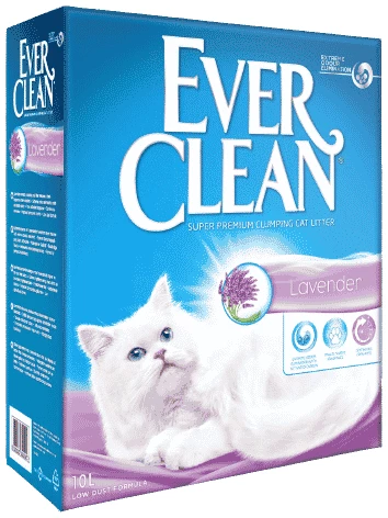 חול מתגבש לחתולים בניחוח לבנדר 10 ליטר | Ever Clean Lavender