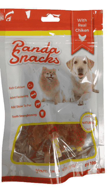 חטיף רך לכלבים 80 גרם | Golden Panda Soft Chicken Jerky