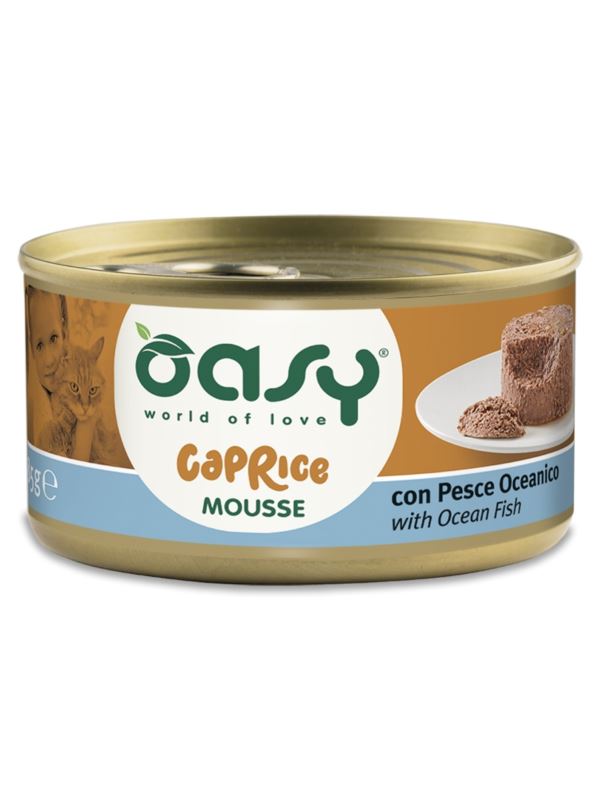 מעדן מוס דגי אוקיינוס לחתולים 85 גרם | OASY