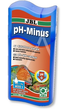 תכשיר להורדת pH לאקווריום מים מתוקים 250 מ"ל | JBL pH-Minus