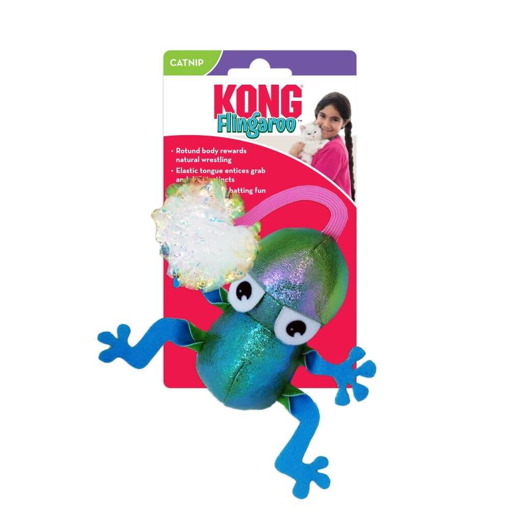 צעצוע לחתול צורת צפרדע 1 יחידה | KONG