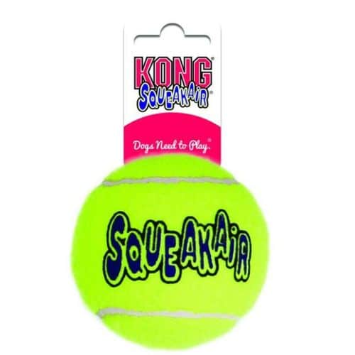 כדור טניס מצפצף לכלבים בגודל L | KONG SqueakAir Ball