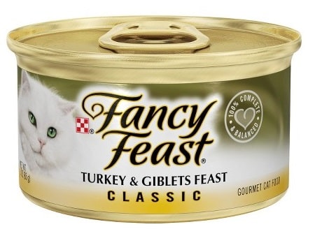 מעדן פטה לחתולים בטעם הודו ועוף 85 גרם | Fancy Feast