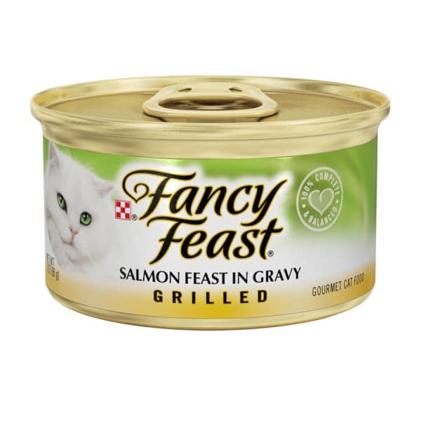 מעדן גריל סלמון ברוטב לחתולים 85 גרם | Fancy Feast