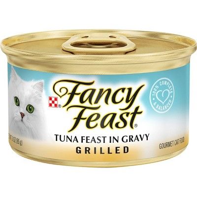 מעדן רטוב לחתולים בטעם טונה ברוטב 85 גרם | Fancy Feast Grilled Tuna in Gravy