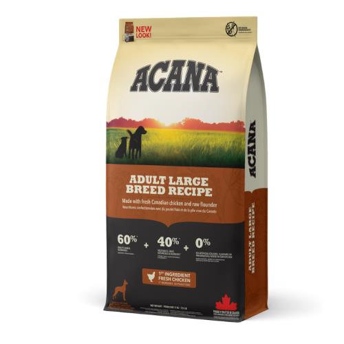 מזון יבש לכלבים בוגרים מגזע גדול 17 ק"ג | Acana Adult Large Breed