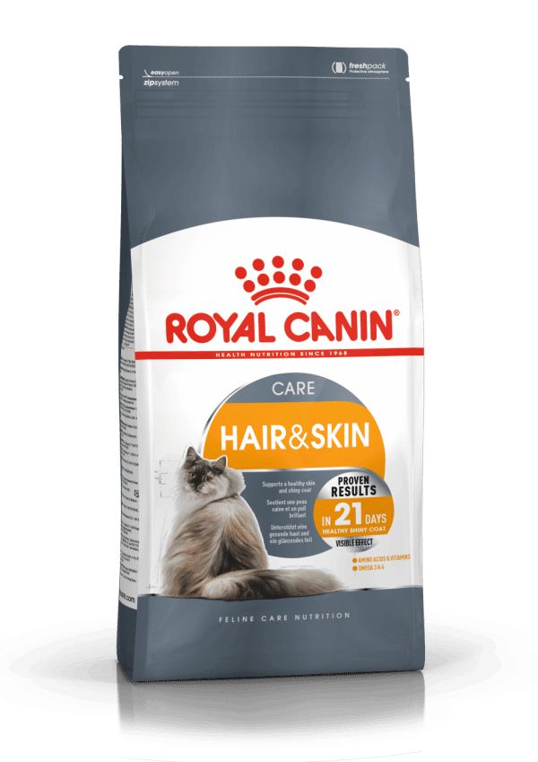 מזון יבש לחתולים בוגרים 4 ק"ג | Royal Canin Hair & Skin Care