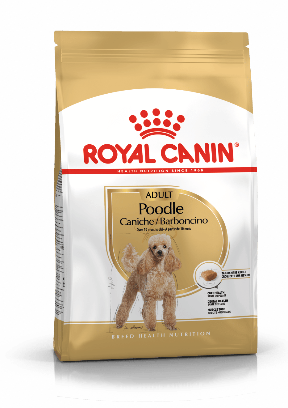 מזון יבש לכלבים בוגרים מגזע פודל 1.5 ק"ג | Royal Canin Poodle Adult