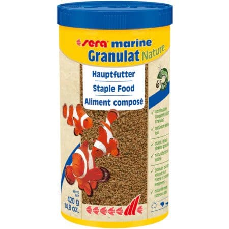 מזון גרגרים לדגי מים מלוחים 1000 מ"ל | Sera Marin Granules