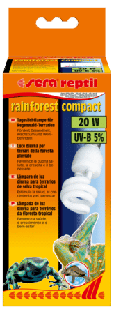 נורת חימום לזוחלים 20 וואט | SERA Reptil Rain Forest 20W