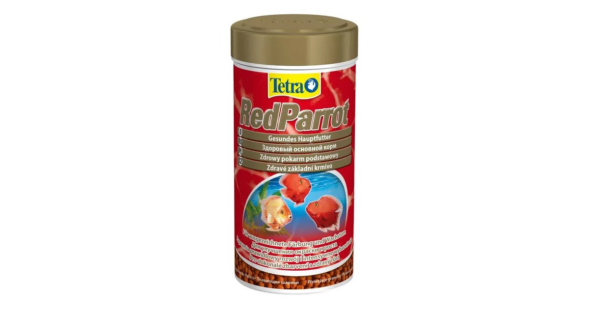מזון גרגרי לדגי תוכי אדום 250 מ"ל | Tetra Red Parrot