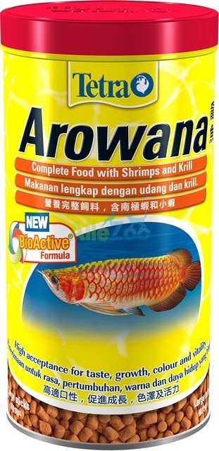 מזון סטיקס לדגים טורפים גדולים 1 ליטר | Tetra Arowana