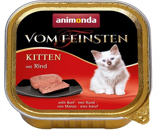 מעדן רטוב לחתולים גורי בקר 100 גרם | Animonda Kitten Beef